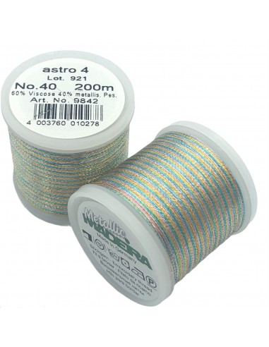 Hilo metalizado "METALLIC Madeira" nº40 - 200 mts